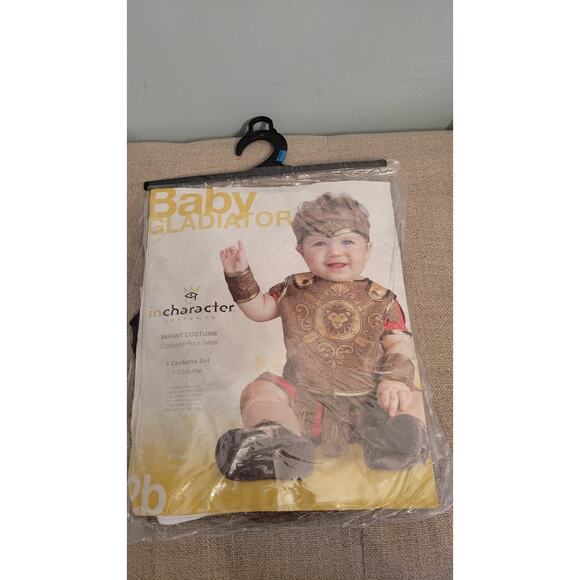 Baby Gladiator Infant Costume by InCharacter – Roman Warrior Outfit – New in... - Picture 1 of 3